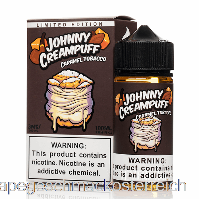 Karamelltabak – Johnny Creampuff – 100 Ml, 6 Mg Vape-Geschmack
